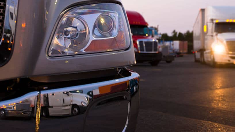 Commercial trucks of this size or larger can cause major damage to another vehicle in any collision at any speed.