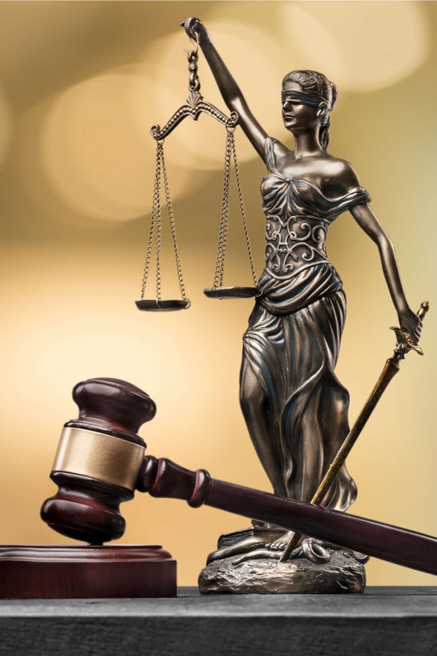Scales of Justice Statue
