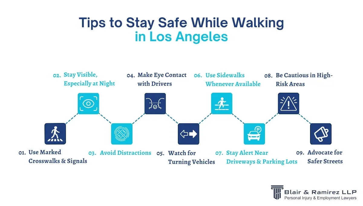 Tips to Stay Safe While Walking in Los Angeles