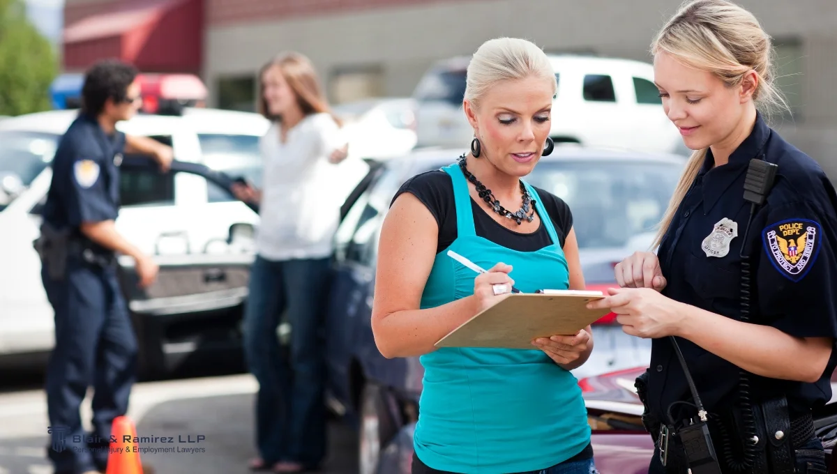 Obtaining car accident report after accident