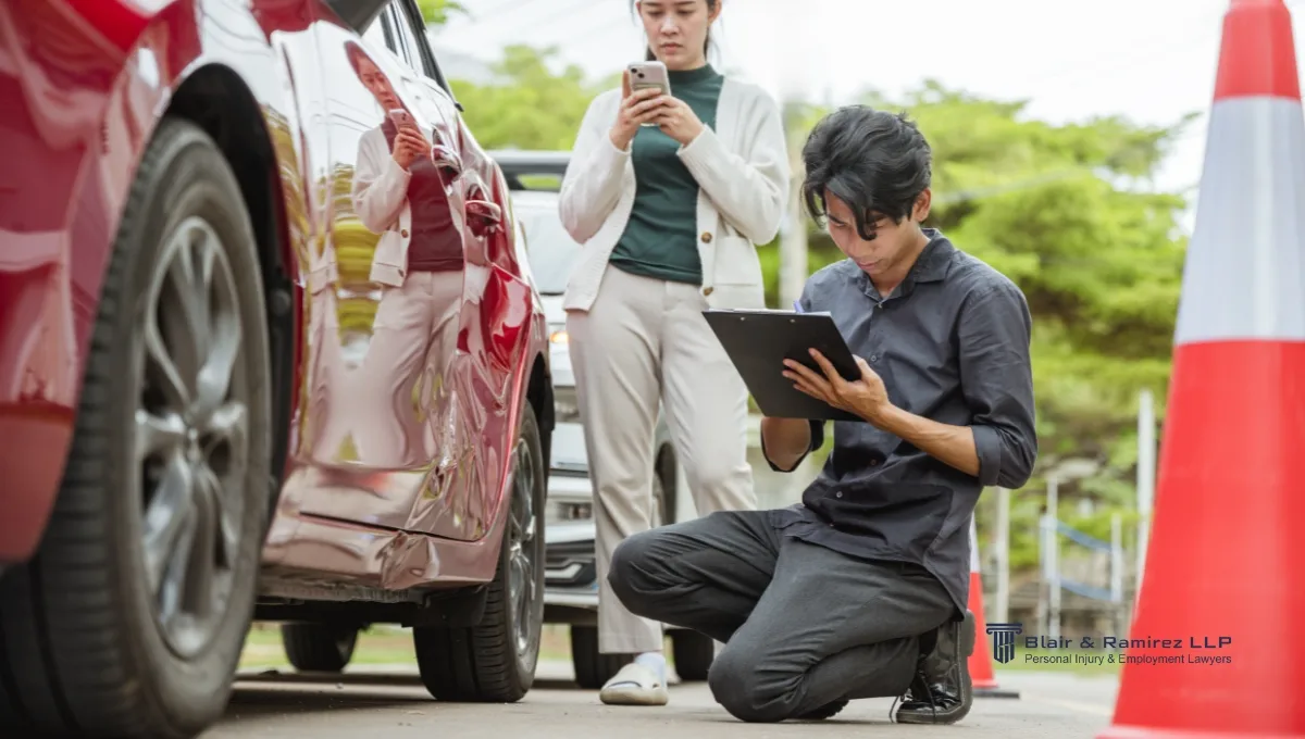Investing car accident