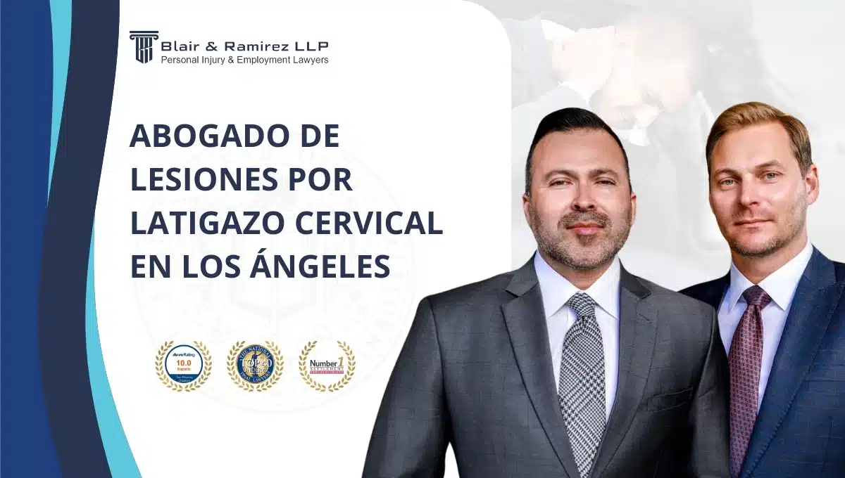 Abogado de lesiones por latigazo cervical en Los Ángeles