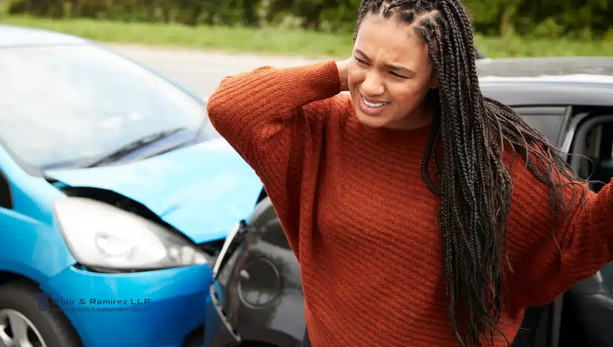 Neck and spinal injury from an auto accident