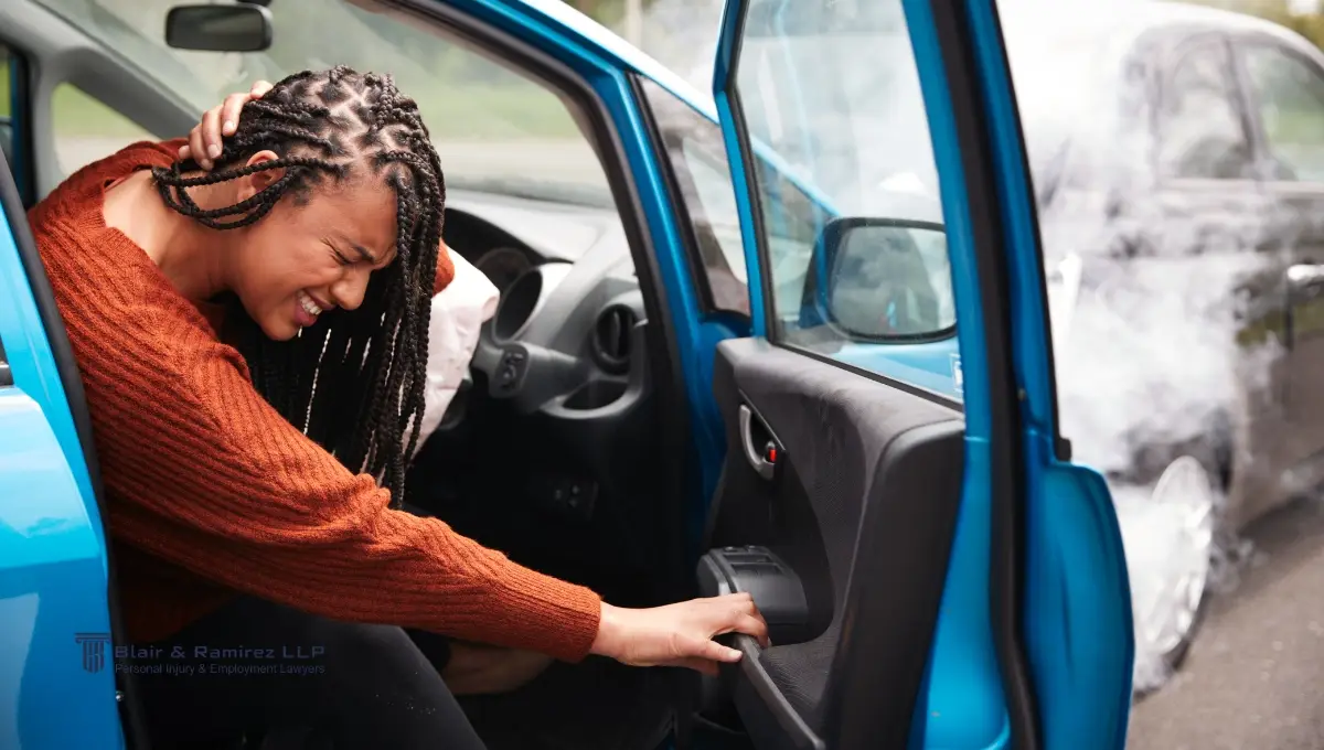 Neck injury from rear end car accident