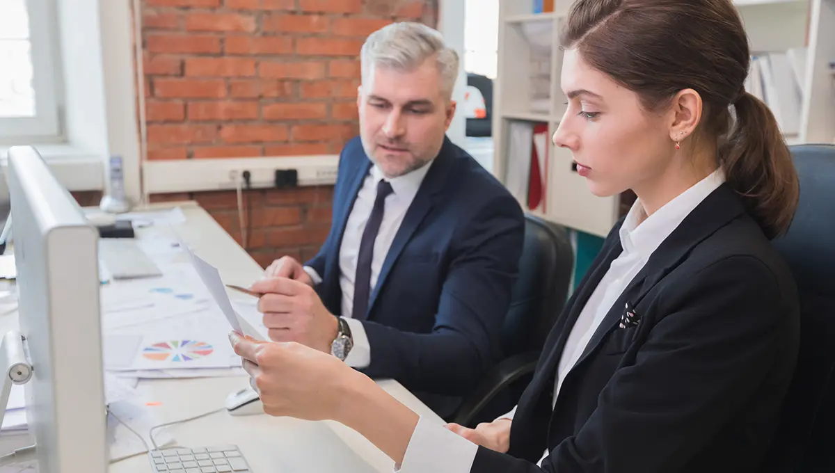 Employee feeling uncomfortable at work while learning about harassment protections