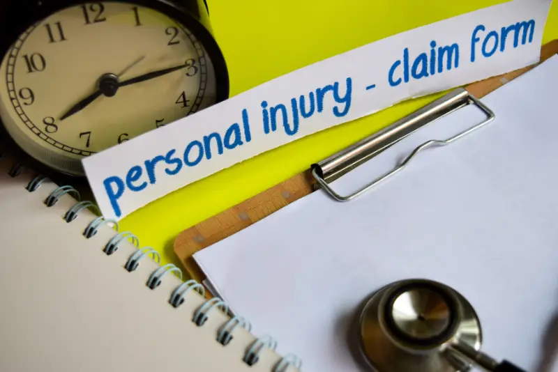 Vehicle collision in Los Angeles showing airbag deployment and aftermath of an accident for personal injury claim guidance.