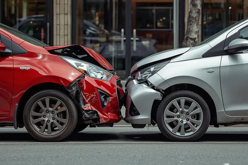 sue for a minor car accident in California