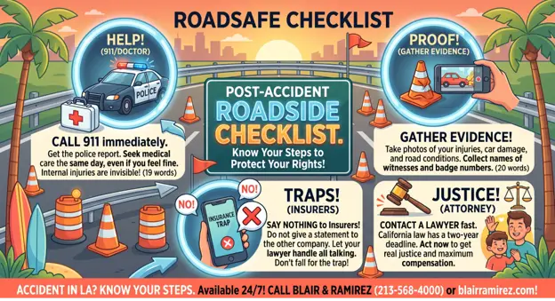 Los Angeles personal injury guide explaining what to do after an accident.
