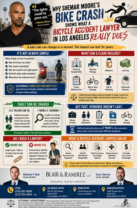 What a Bicycle Accident Lawyer in Los Angeles Really Does
