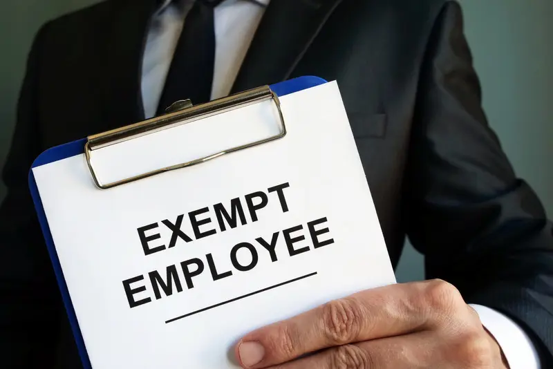 California employee understanding exempt and non-exempt status.