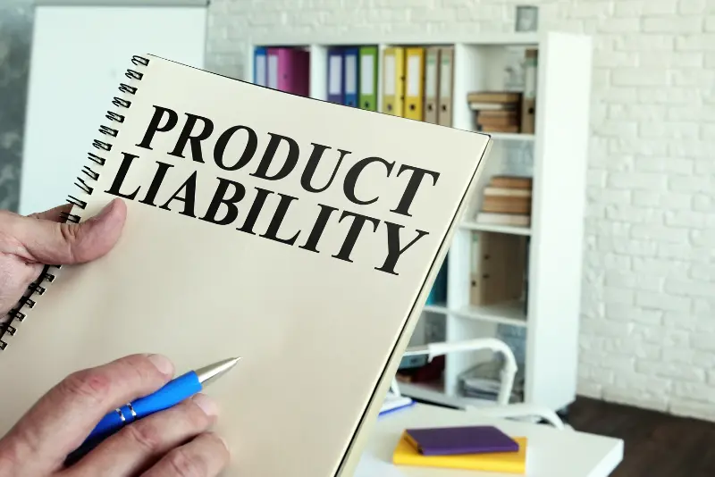Defective product injury claim highlighting the legal responsibilities of manufacturers, distributors, and retailers in California.