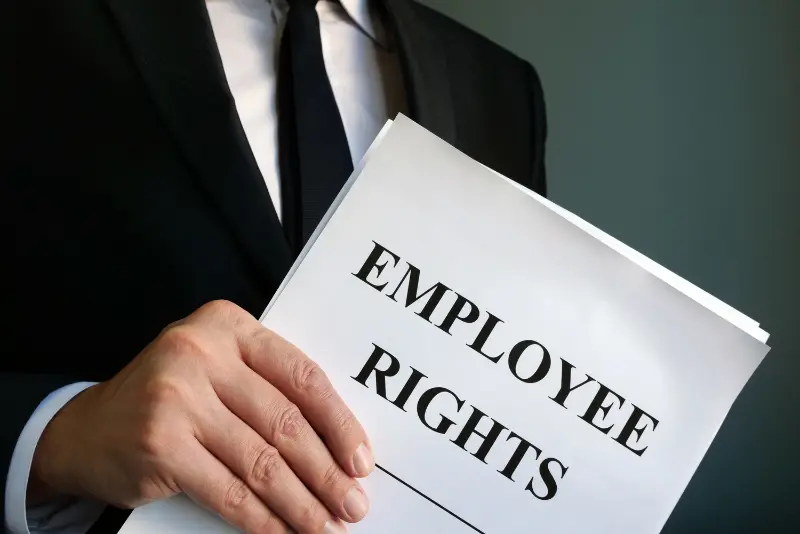California employee learning about Fair Employment and Housing Act (FEHA) rights and legal options for workplace discrimination.